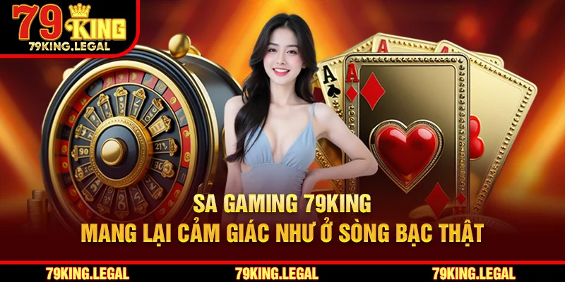 SA Gaming 79King mang lại cảm giác như ở sòng bạc thật