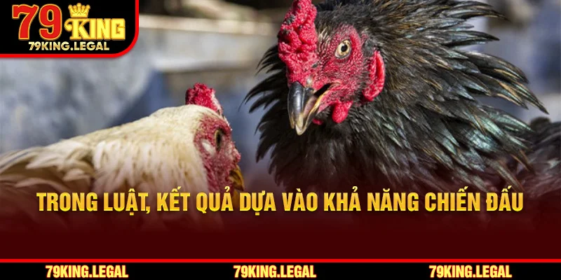 Trong luật, kết quả dựa vào khả năng chiến đấu