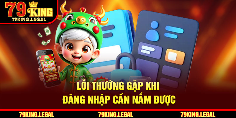 Lỗi thường gặp khi đăng nhập cần nắm được